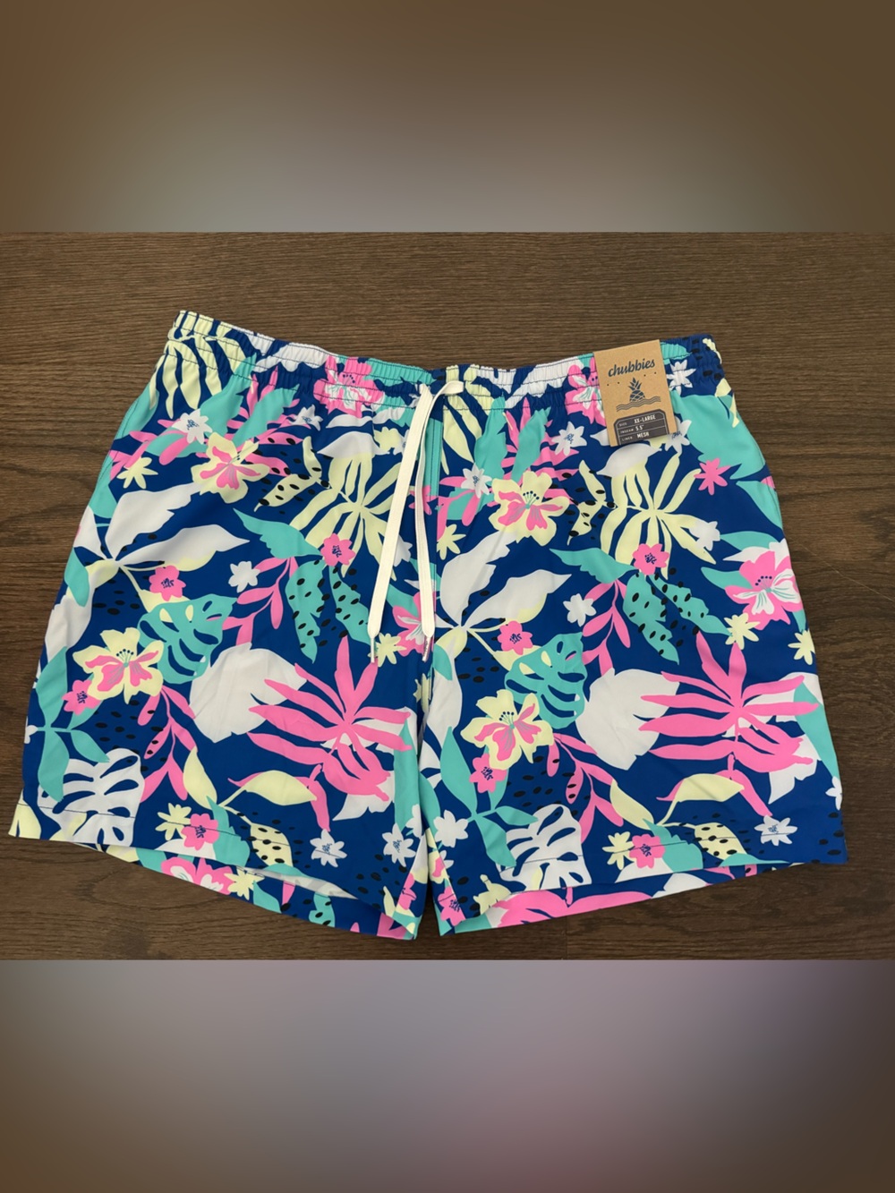 NWT chubbies Floral bathing suit - Blue, Pink, Teal